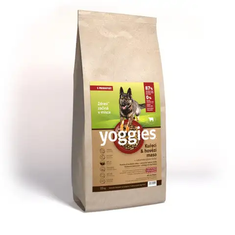 Yoggies Kuřecí a hovězí maso